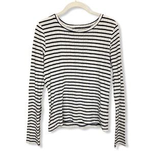 American Eagle long sleeve striped tee